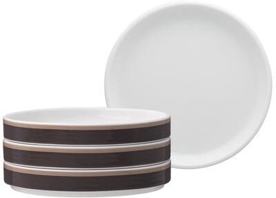 "Noritake Colorstax Stripe Set of 4 Stax Small Plates, 6"""