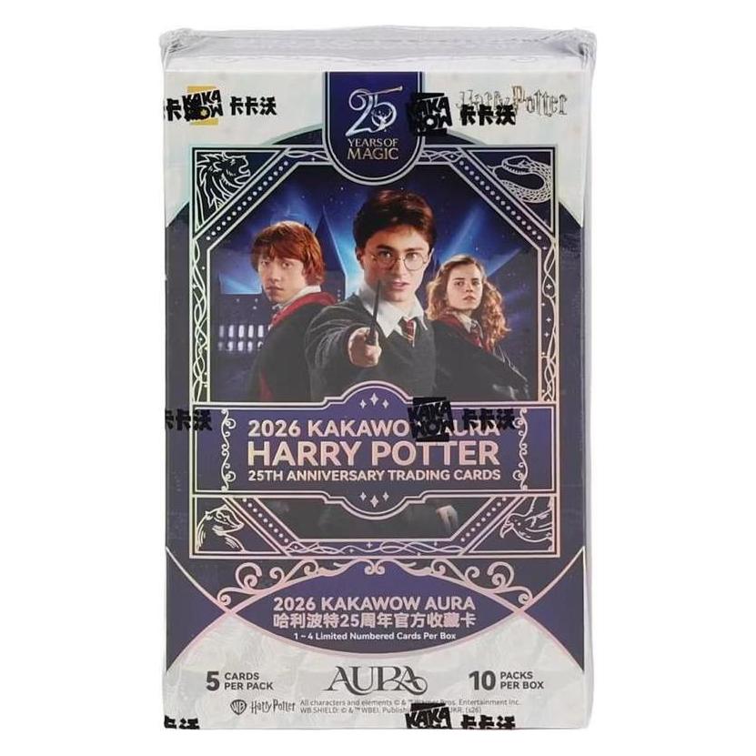 Kakawow Aura - Harry Potter 25-jähriges Jubiläum: Sammelkarten-Box (10 Päckchen) (Englisch, Box Set & Collection) (71764705)