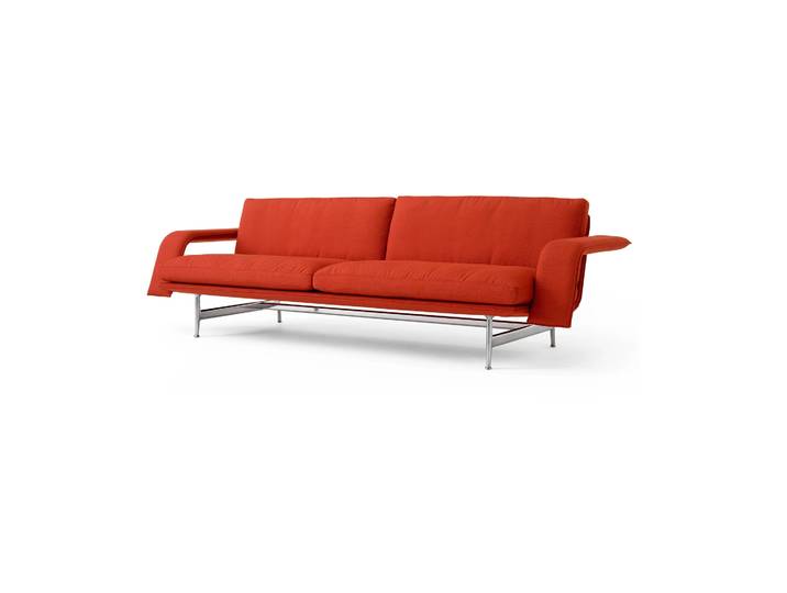 &Tradition Meantime AV31 3-Sitzer Sofa Pol. aluminium-Fiord 0571