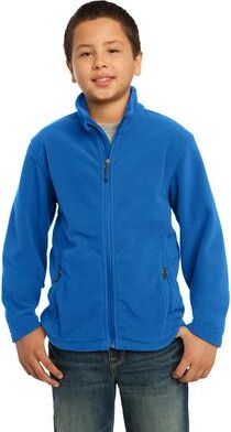 Port Authority Y217 Youth Value Fleece Jacket in True Royal Blue size Medium