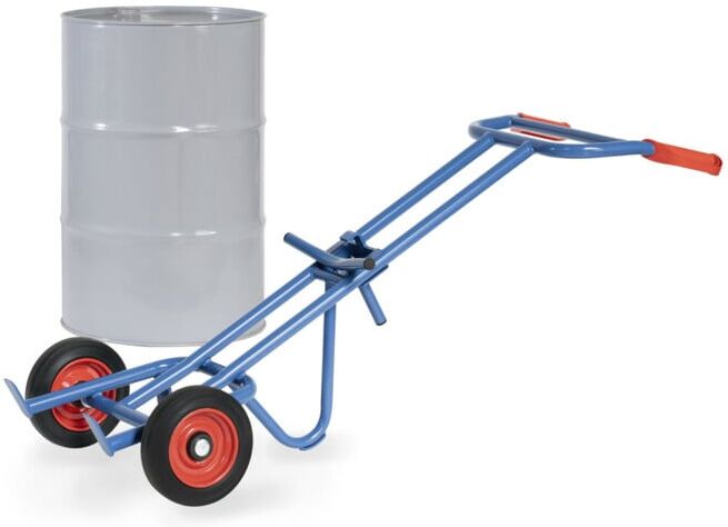 fetra Diable pour fûts 106 - roues à bandage caoutchouc, charge max. 300 kg (1065)