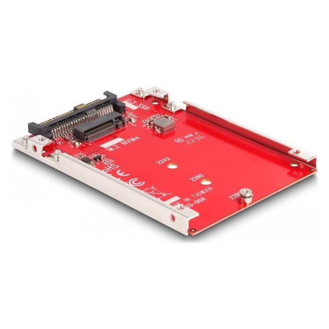 Delock 2.5" Konverter U.3 SFF-8639 zu M.2 NVMe Key M - 7 mm (64228)
