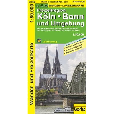 Köln, Bonn und Umgebung - Wander- und Freizeitkarte, Sonstige von GeoMap, GeoMap, 978-3-95965-026-7