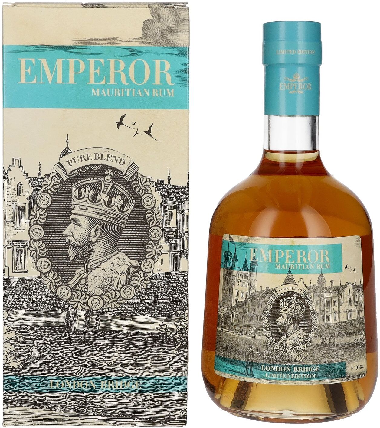 Emperor Rum Emperor Mauritian Rum LONDON BRIDGE Limited Edition 40% Vol. 0,7l in Geschenkbox