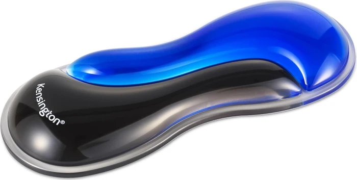 Kensington Slim Duo Gel unter Handgelenk, blau/schwarz