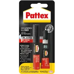 Sekundenkleber Plastik flüssig 2g/4ml