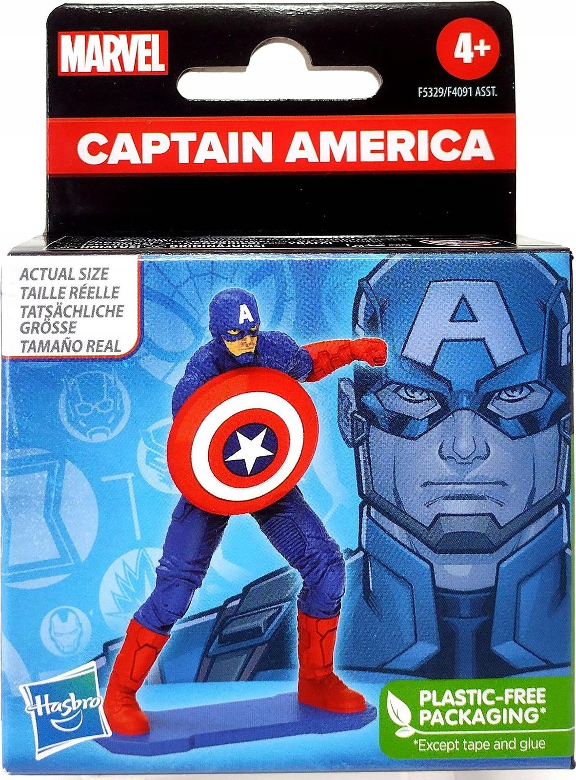 Hasbro Marvel Mini-figuur Captain America, 6 cm