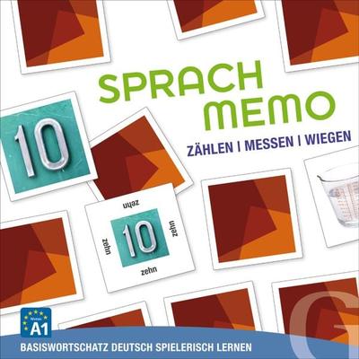 SPRACHMEMO Zählen / Messen / Wiegen, Game von 889586, Hueber, 978-3-19-889586-3