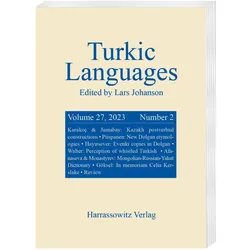 Turkic Languages 27 (2023) 2, Schulbücher von Lars Johanson