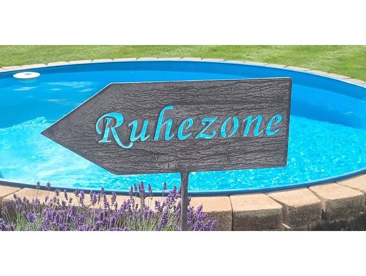 Pique jardin zone détente 32 x 122 x 1cm
