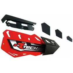 Racetech, Motorrad Zubehör, (Rtech) Ersatzkunststoffe Für Flx / Alu / Atv-Handschutz, Rot