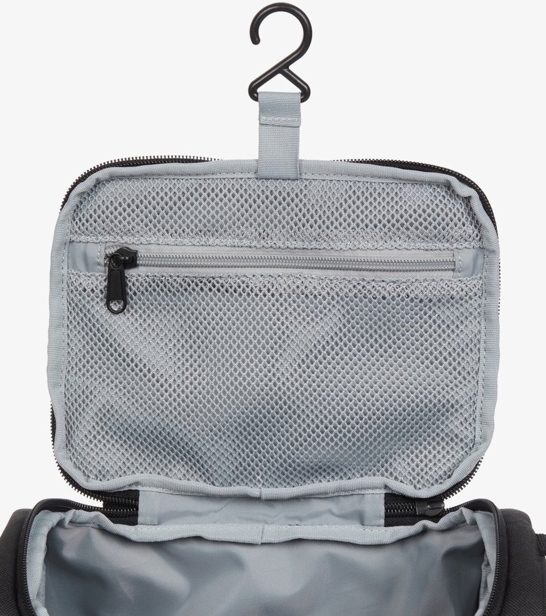 Kulturbeutel QUIKSILVER "PERSONAL", Herren, schwarz, Obermaterial: 58% Polyester, 42% Polyurethan, Taschen Kulturbeutel, für Erwachsene, aus Polyester und Polyurethan, kompakte Form