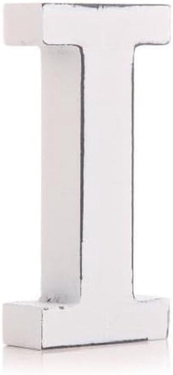 Houten Alfabet Decoratie Letters Wit - 11 cm Hoog