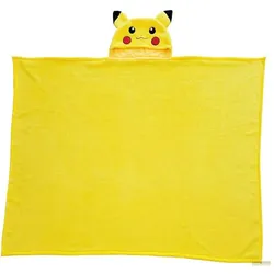 Halantex, Decke, Pokémon Coral Decke mit Mütze Pikachu 120 x 150 cm (150 x 120 cm)