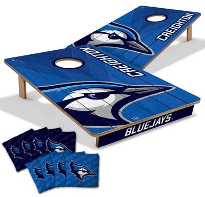 Skip's Garage Creighton Bluejays NCAA Tailgate Cornhole Board Set