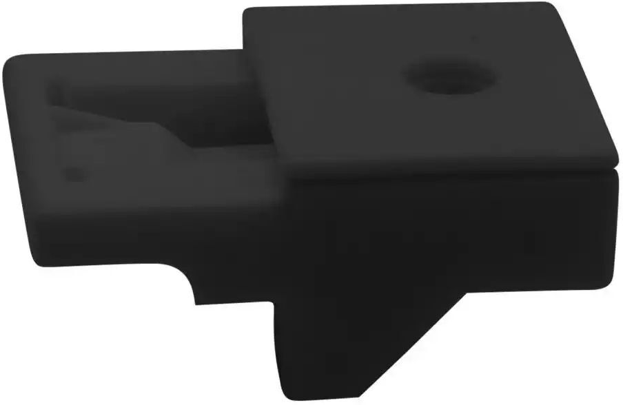 Mydeco Deckenträger smart 1-Lauf   ¦ schwarz ¦ Kunststoff ¦ Maße (cm): B: 2 H: