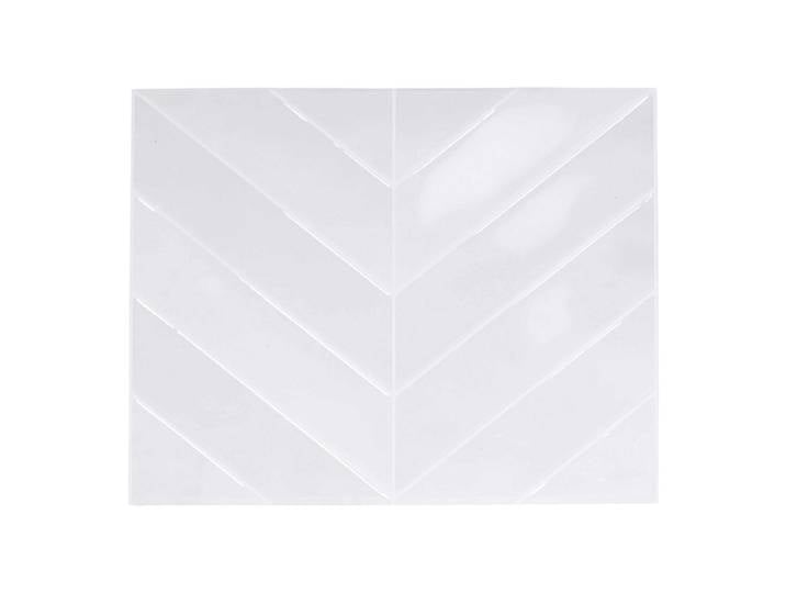 Selbstklebendes Rückwand-Set EDI 4-teilig plastik weiss 29x23x0.1cm