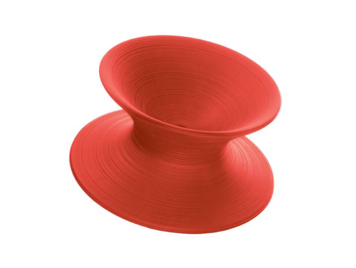 MAGIS fauteuil tournant SPUN (Rouge - Polyéthylène)