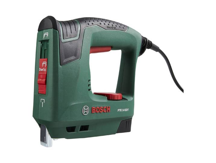 Bosch Tacker PTK 14 EDT DuoTac Klammern: 6–14 mm Nägel: 14 mm - Solo