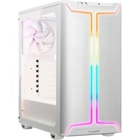 PURE BASE 501 DX , Tower-Gehäuse weiß, Tempered Glass