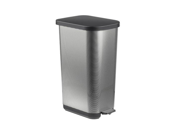 Rotho Treteimer, Grau, Kunststoff, 55 l, 33.0x71.0 cm, Haushalt & Reinigung, Reinigung, Eimer & Abfallsysteme