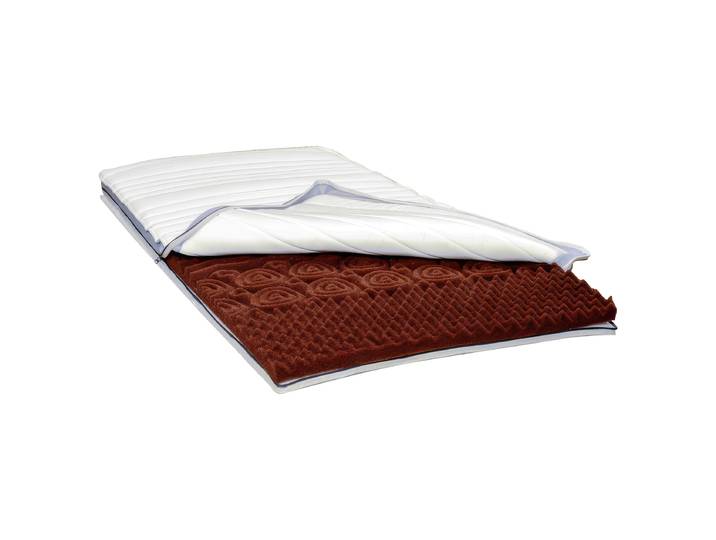 Schaumtopper X-Dura 90 x 200cm Jersey Weiß