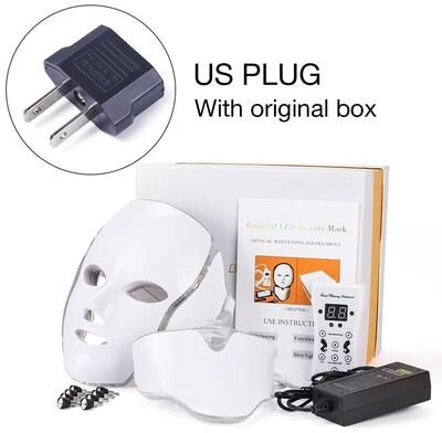 Uplift Picks Foreverlily 7 Color LED Face And Neck Mask gift Box
