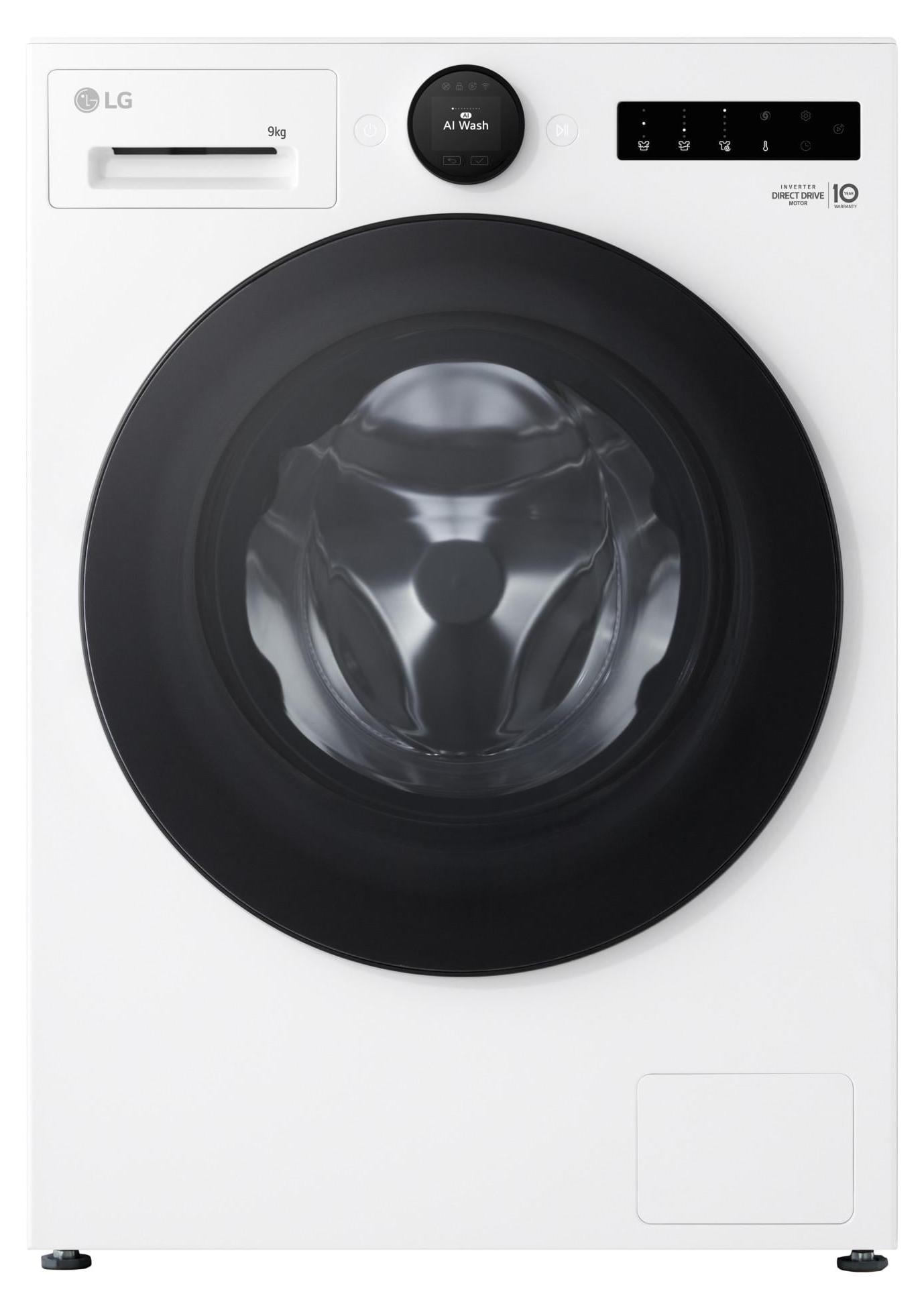 LG F4WX809YC, Frontlader, 9 kg, B, 72 dB, 1400 RPM, A