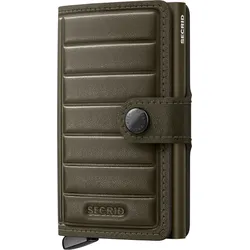 SECRID - MINIWALLET PREMIUM - EMBOSSED LINES - cedar