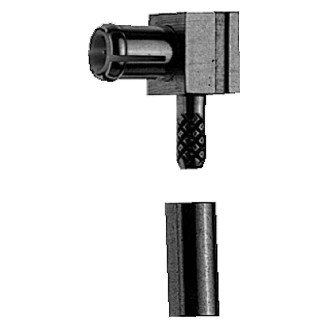 Telegärtner MCX-Kabelwinkelstecker Crimp G07 C2203, G07 (RG-316/U), Telealloy (J01270A0218)