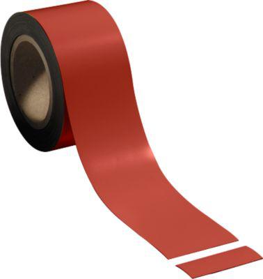 Magnetband, hellrot, 70 x 10000 mm
