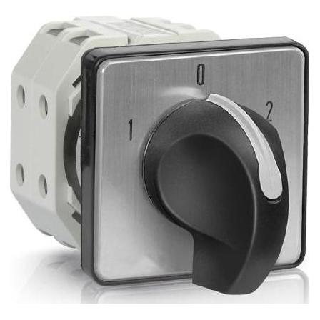 RS PRO Nockenschalter, 2-poliger Wechsler / 16A, 500V ac, 1-phasig, 3-Stufen Schraub, 60°-Wurfwinkel (2657667)