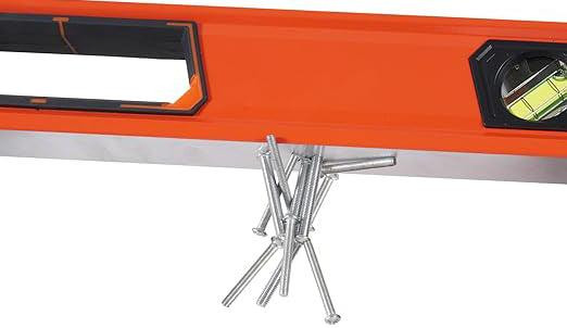 Kendo Waterpas van aluminium met drie ampullen, 40 cm