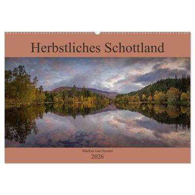 Herbstliches Schottland (Wandkalender 2026 DIN A2 quer), CALVENDO Monatskalender
