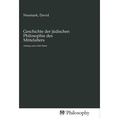 Geschichte der jüdischen Philosophie des Mittelalters, Taschenbuch von , MV-Philosophy, 978-3-96880-209-1
