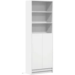 Helloshop26 - Buffet Sideboard Kommode Schrank Aufbewahrungsmöbel Organizer Küche Wohnzimmer Lounge hoch mit LED-Beleuchtung 69 x 02_0032215