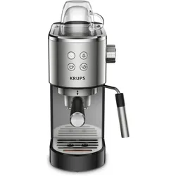 Krups XP444C10, Siebträgermaschine, Silber