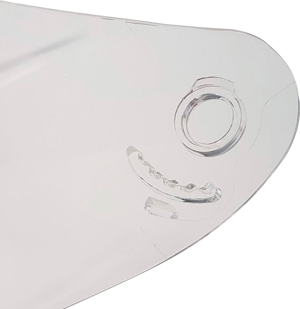 Helmvisier RÖMER HELME "Cham", transparent, SchutzvisiereL:52cm, Polycarbonat (PC), Helmvisier, aus Polycarbonat, für Motorradsport und Motorsport, L:52cm