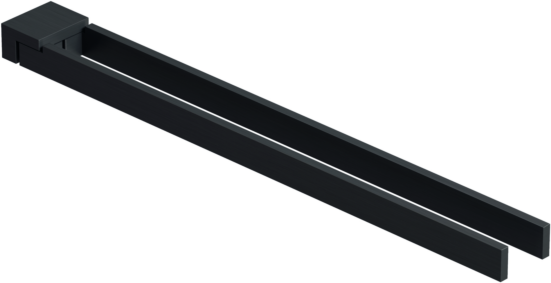 Kludi VELA C Doppel-Handtuchstange 31977N2 Länge = 430MM Brushed Gunmetal