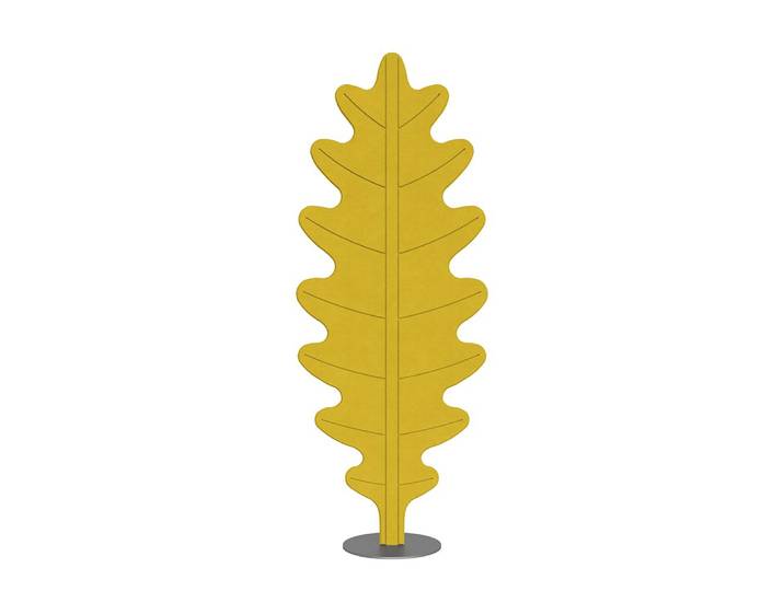 ROTALIANA lampadaire EDEN F2 (Jaune tournesol - Tissu insonorisant et acier peint anthracite)