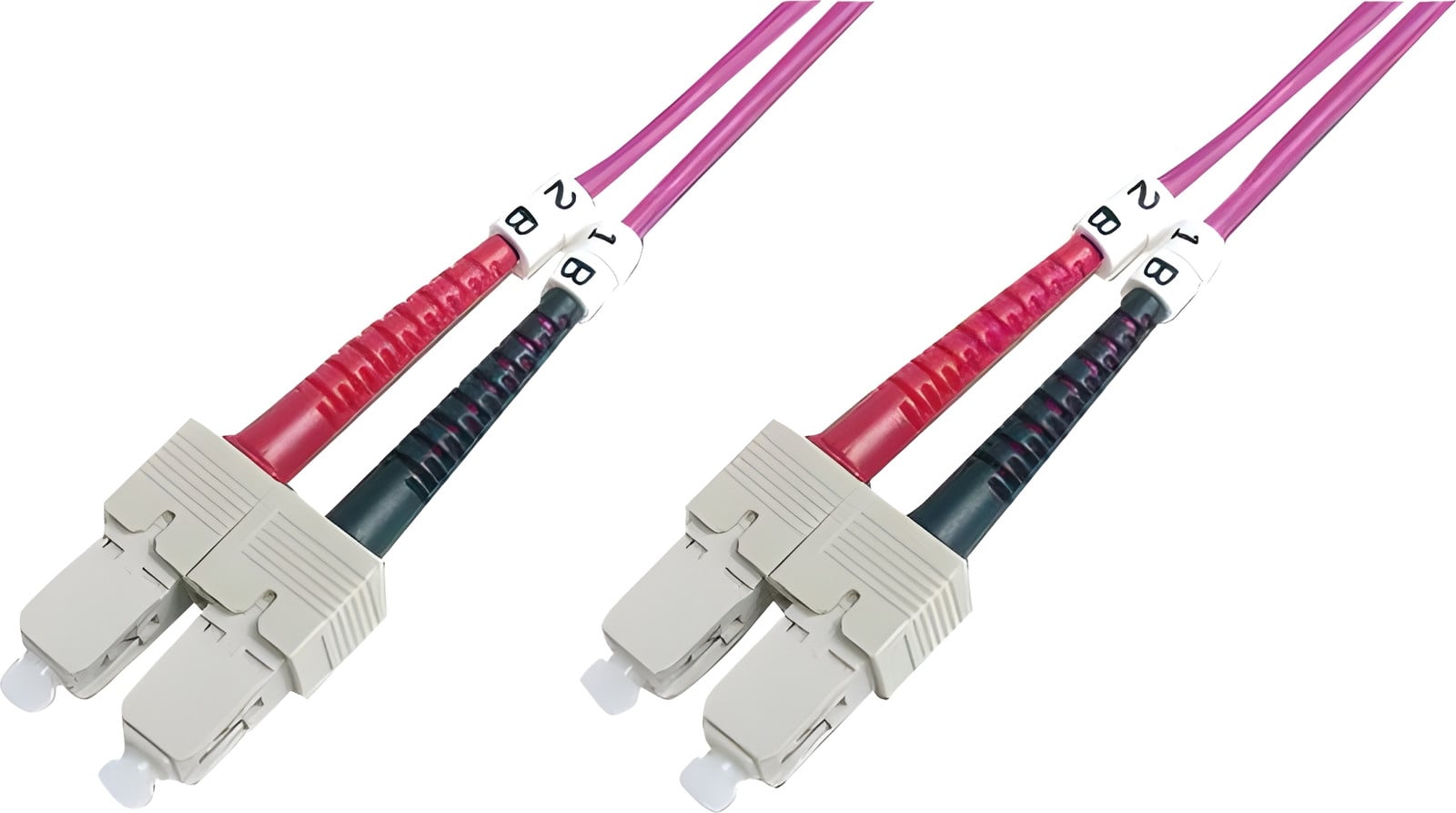 DIGITUS DK-2522-03-4 Glasvezel patchkabel SC-Duplex naar SC-Duplex OM4, 3,0 meter