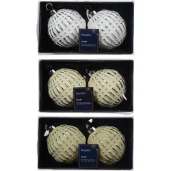 Decoris Weihnachtskugeln Ø 8 cm