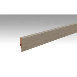 MEISTER Fußleiste Profil 20 PK Altholzeiche lehmgrau 6986 für Designböden - 2380 x 60 x 16 mm
