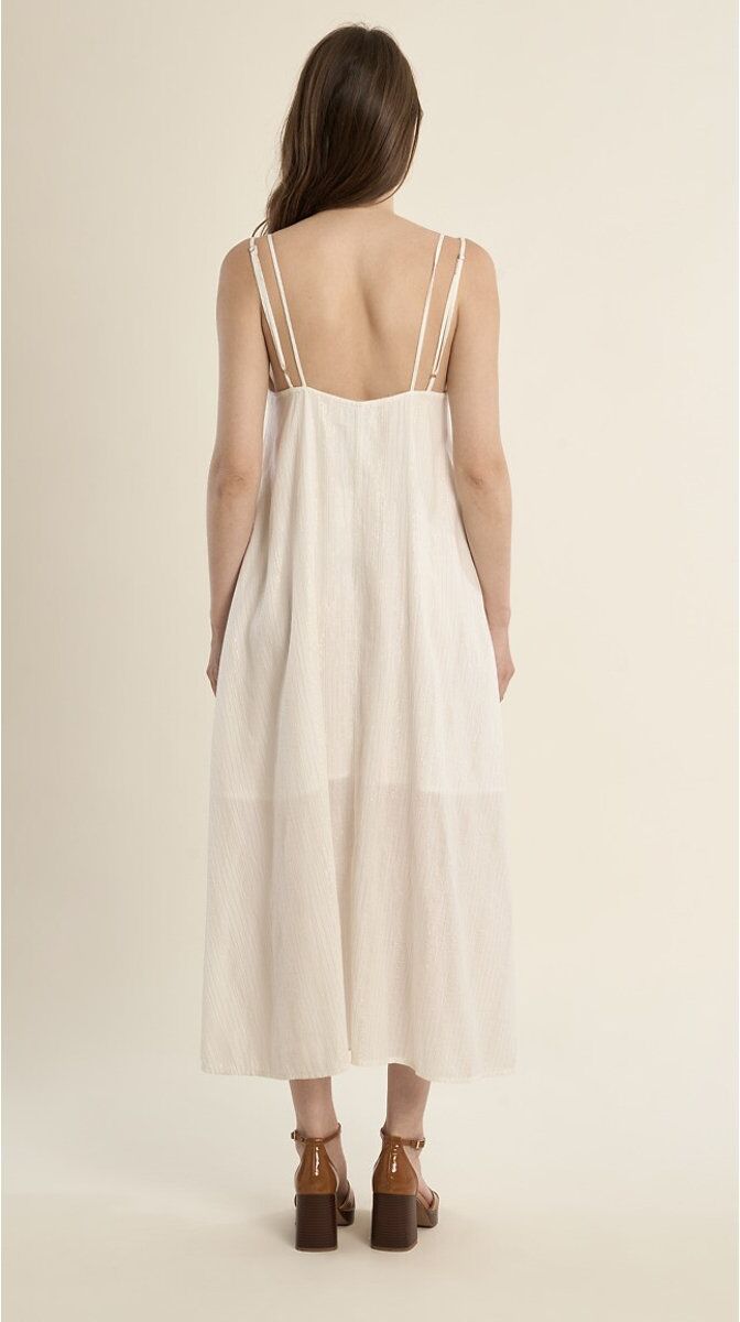 MOLLY BRACKEN Robe longue rayée à bretelles