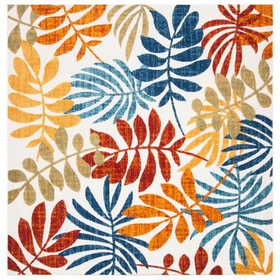 SAFAVIEH Cabana Laila Indoor/ Outdoor Waterproof Patio Floral Rug