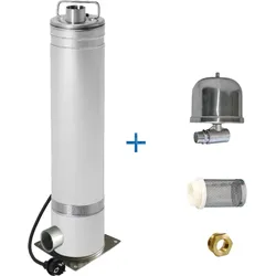 Ewuaqua Tauchdruckpumpe iDiver Inox 6-60 plus L mit schwarzer Entnahme
