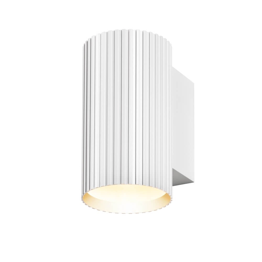 Lyora Witte wandlamp Onis down met aluminium design