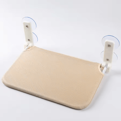 Inspire Picks Foldable Plush Mesh Cat Window Hammock With Strong Suction Cups mesh Beige