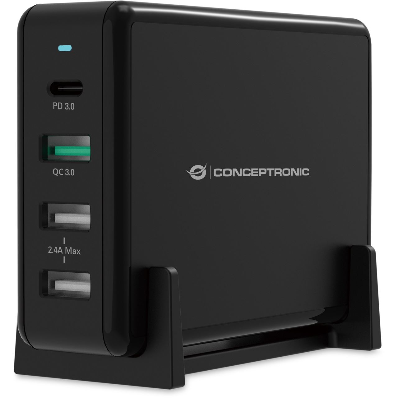 Conceptronic Ladegerät 4Port 65W,1xUSB-C/3xUSB-A PD Desktop