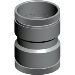 Verbindungsstück DN110 Kupplung für 2 flexible Rohre